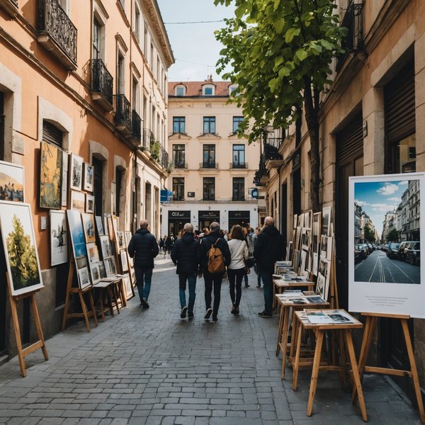 Comment organiser une exposition d'art itinérante dans différents quartiers de la ville ?