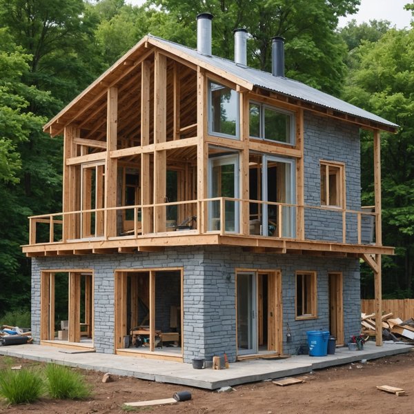 Quels sont les avantages de l'utilisation de matériaux recyclés dans la construction de maisons écologiques ?